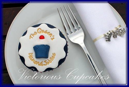 Diamond Jubilee Cupcake