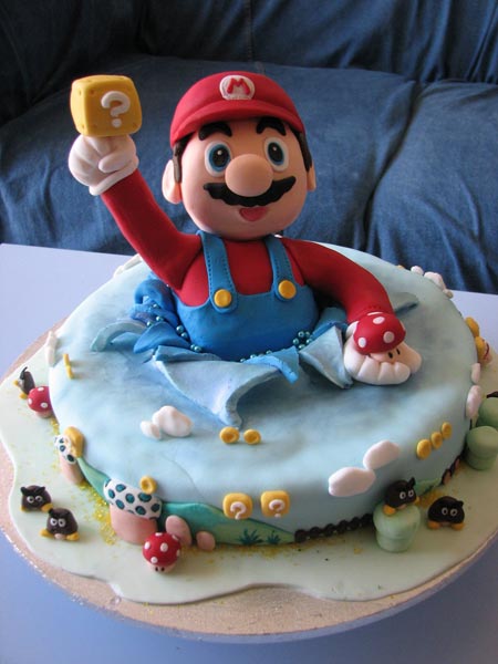 MARIO CAKE video game themed cake