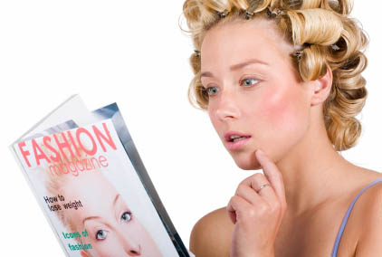 Woman With Magazine