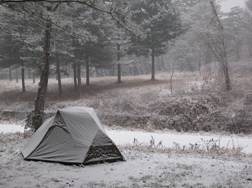 winter camping
