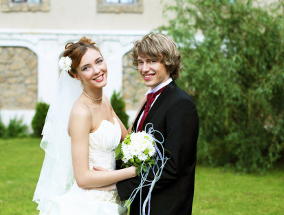 shot young couples entering into marriage