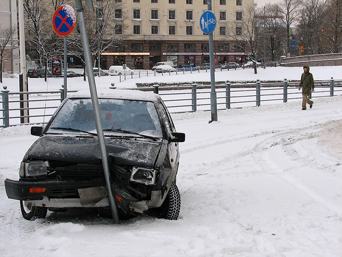 snow car