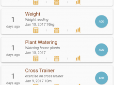 WhenDidI event tracker application
