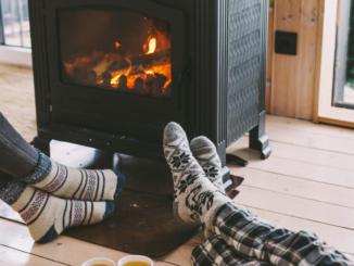 Cosy socks around the fire