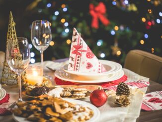 blur bokeh candle christmas decoration