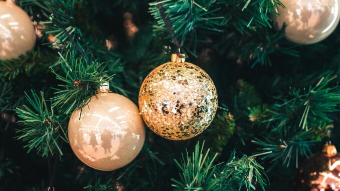 photo of christmas balls