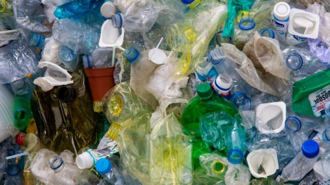 photo of plastic bottles