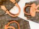 brown louis vuitton monogram leather handbag