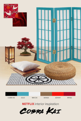 Fancy a room inspired by your fave Netflix show? Cobra Kai