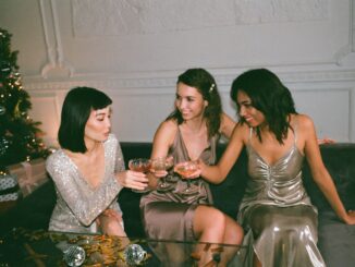 Put the merry in Christmas with these six festive tipples three women sitting on a sofa