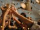 people toasting wine glasses - Christmas party