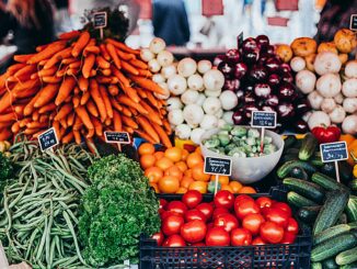variety of vegetables on display