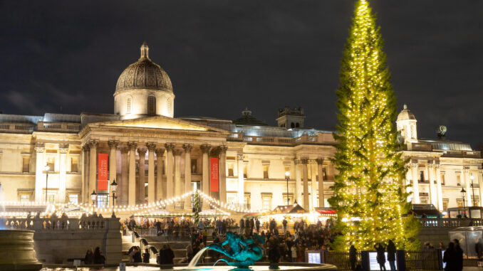 London Tops the UK’s Christmas Market Hotspots
