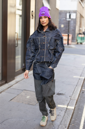 Grimace Goes Haute Couture: McDonald's Charity Beanie Storms London Fashion Week